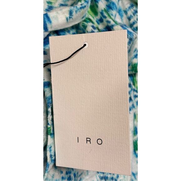 IRO Gypsy Tee 100% Linen in Bleu Clair NWT Size 1/Small - Picture 8 of 10